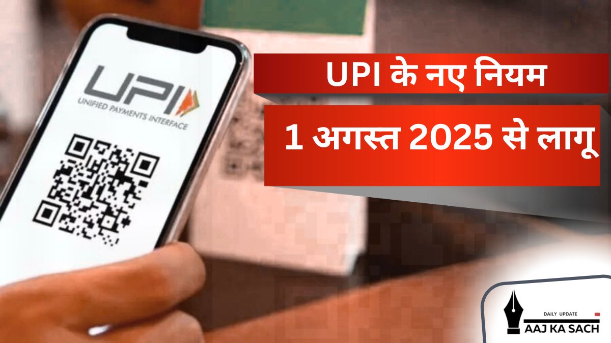 UPI के नए नियम 2025 की इमेज,